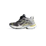 Men’s Runner Sneaker  in Grey/yellow/white - Image 4